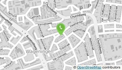 Bekijk kaart van Brievenbus in Wageningen