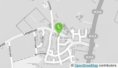 Bekijk kaart van Brievenbus in Braamt