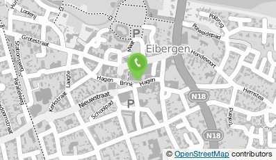 Bekijk kaart van Brievenbus in Eibergen
