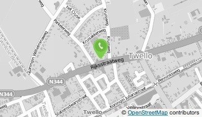 Bekijk kaart van Brievenbus in Twello