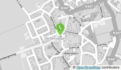 Bekijk kaart van Brievenbus in Hellendoorn