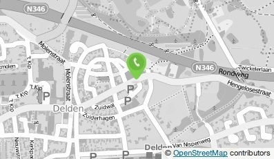 Bekijk kaart van Brievenbus in Delden