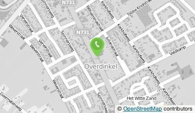 Bekijk kaart van Brievenbus in Overdinkel