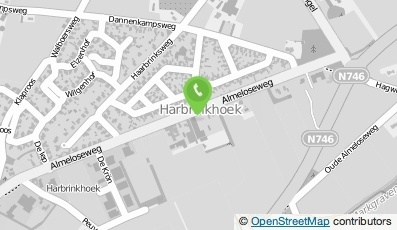 Bekijk kaart van Brievenbus in Harbrinkhoek