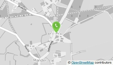 Bekijk kaart van Brievenbus in Mander