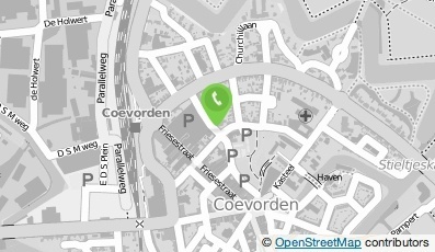 Bekijk kaart van Brievenbus in Coevorden