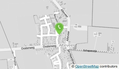 Bekijk kaart van Brievenbus in Alteveer (gemeente De Wolden Drenthe)