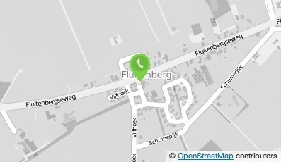 Bekijk kaart van Brievenbus in Fluitenberg