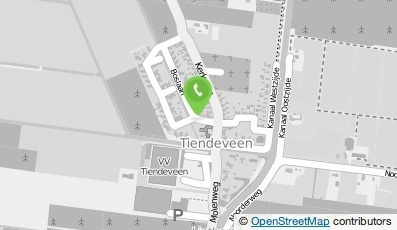 Bekijk kaart van Brievenbus in Tiendeveen