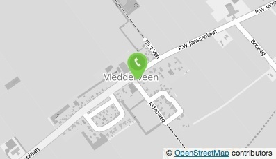 Bekijk kaart van Brievenbus in Vledderveen (Drenthe)