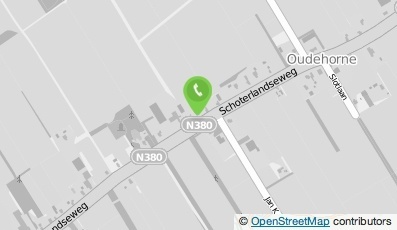 Bekijk kaart van Brievenbus in Oudehorne