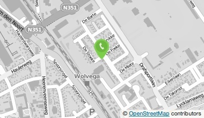 Bekijk kaart van Brievenbus in Wolvega
