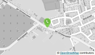 Bekijk kaart van Brievenbus in Oudemirdum