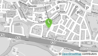 Bekijk kaart van Brievenbus in Bolsward