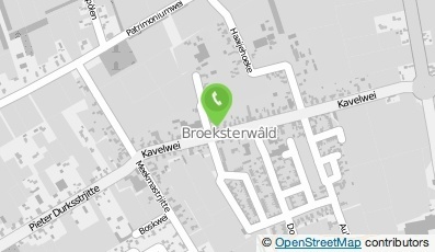 Bekijk kaart van Brievenbus in Broeksterwald