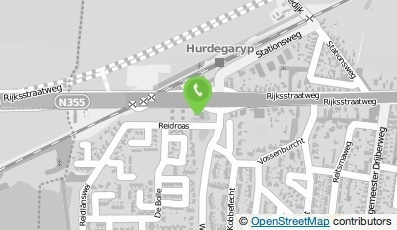 Bekijk kaart van Brievenbus in Hurdegaryp