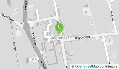 Bekijk kaart van Brievenbus in Boerakker