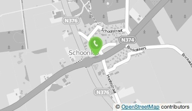 Bekijk kaart van Brievenbus in Schoonloo