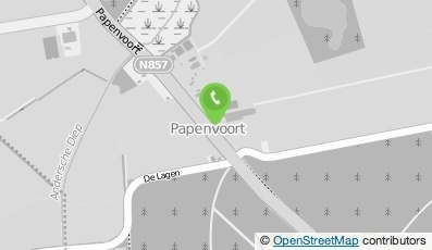 Bekijk kaart van Brievenbus in Papenvoort
