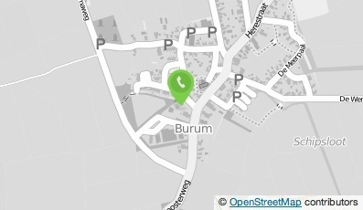 Bekijk kaart van Brievenbus in Burum