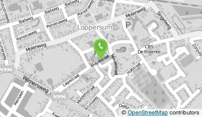 Bekijk kaart van Brievenbus in Loppersum