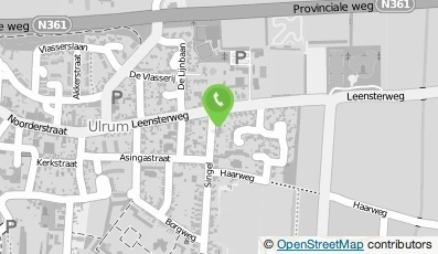 Bekijk kaart van Brievenbus in Ulrum
