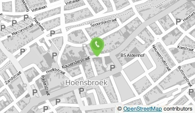 Bekijk kaart van Leidie Habets t.h.o.d.n. Shoeby Hoensbroek in Hoensbroek