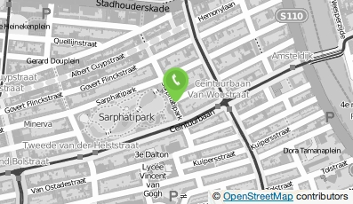 Bekijk kaart van Piselli Projects in Amsterdam