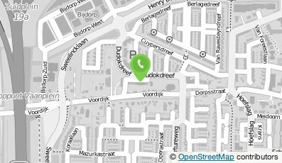 Bekijk kaart van Prakt. kinder- & jeugdpsychiatrie R. Bijkerk in Barendrecht