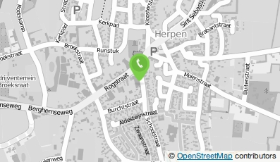 Bekijk kaart van Bouwbedrijf v.d. Berg & Adviesbureau in Herpen