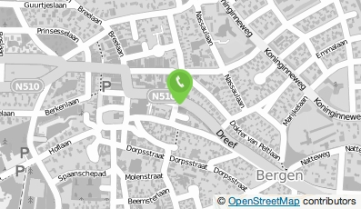 Bekijk kaart van Bibliotheek Kennemerwaard, locatie Bergen in Bergen (Noord-Holland)