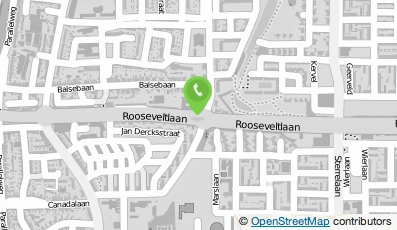 Bekijk kaart van Curio Rooseveltlaan in Bergen op Zoom