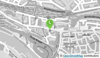Bekijk kaart van Restaurant Karakter in Arnhem