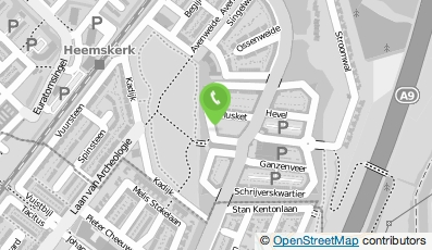 Bekijk kaart van Tennisschool Claire Lablans in Heemskerk