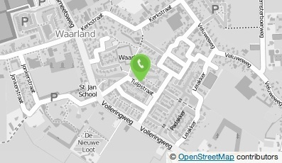 Bekijk kaart van Pe Koppes Groen & Infra in Waarland