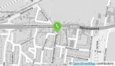 Bekijk kaart van Oriëntaals Restaurant Rose Garden V.O.F. in Hurdegaryp