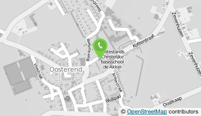Bekijk kaart van Bungalowpark De Verrassing in Oosterend (Noord-Holland)