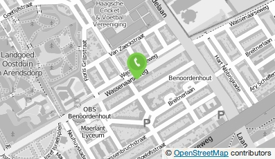 Bekijk kaart van Praktijk Lips, MCBenoordenhout in Den Haag