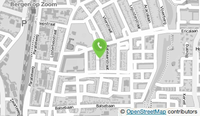 Bekijk kaart van Kapsalon Makas in Bergen op Zoom