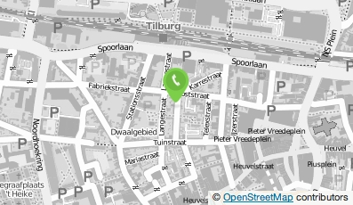 Bekijk kaart van De Spelende Kinderopvang- Locatie Binnenstad in Tilburg