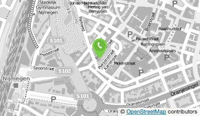 Bekijk kaart van Evra Sports in Nijmegen