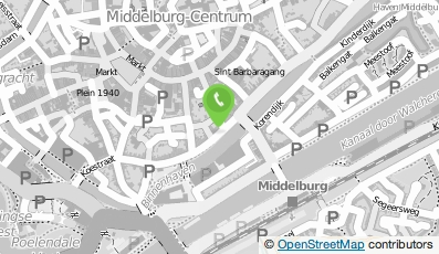 Bekijk kaart van Antiquariaat De Boekenbeurs in Middelburg