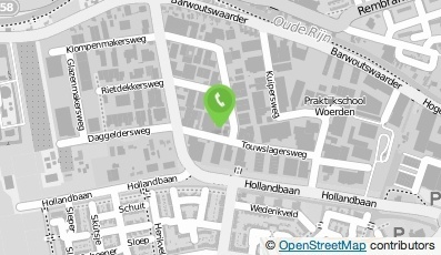 Bekijk kaart van van der Vooren Glasatelier in Woerden