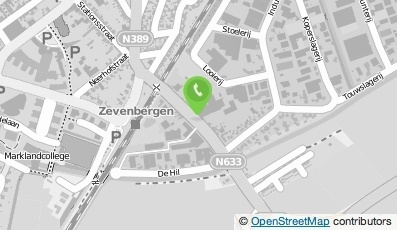 Bekijk kaart van YDO binnenhuisarchitectuur in Zevenbergen
