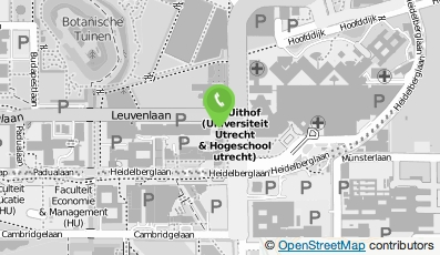 Bekijk kaart van Europcar Autoverhuur Utrecht De Uithof in Utrecht