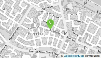 Bekijk kaart van Eetcafé De Oase in Rozenburg (Zuid-Holland)
