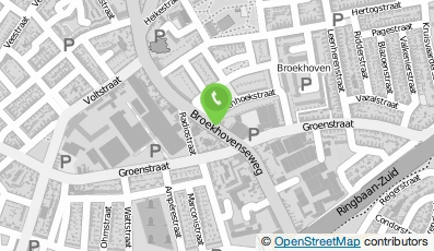 Bekijk kaart van Pizzeria & Grillroom Kibboets in Tilburg