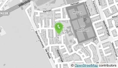 Bekijk kaart van Loon- & Verhuurbedrijf E. van Vulpen in Montfoort