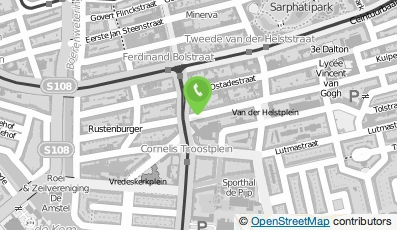 Bekijk kaart van De Huidkliniek in Amsterdam