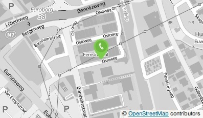 Bekijk kaart van European Pharma B.V.  in Groningen